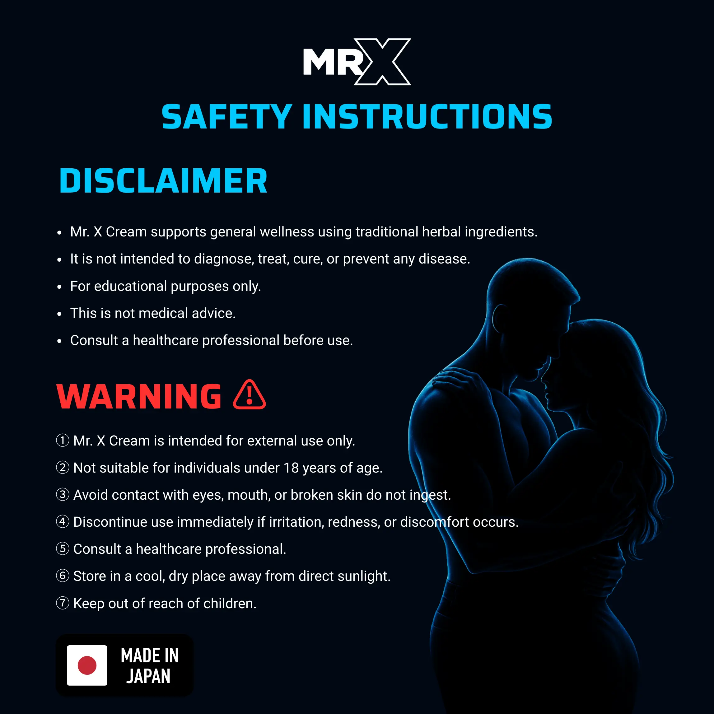 MRX Adult Cream for Men – 15g | Made in Japan | Rare Herbal Formula - Image 8
